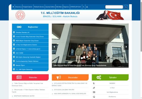 BİNGÖL / SOLHAN - Atatürk İlkokulu