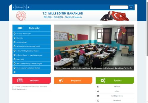 BİNGÖL / SOLHAN - Atatürk Ortaokulu