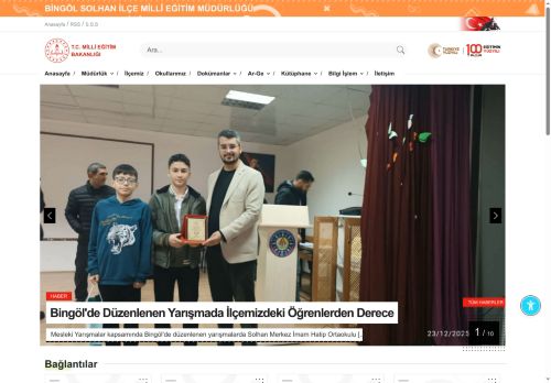 MEB BİNGÖL - SOLHAN İLÇE MİLLÎ EĞİTİM MÜDÜRLÜĞÜ