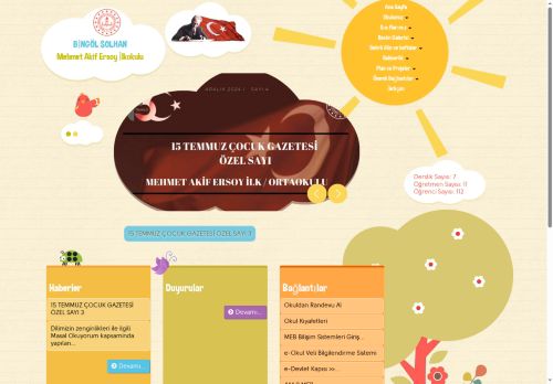 BİNGÖL / SOLHAN - Mehmet Akif Ersoy İlkokulu