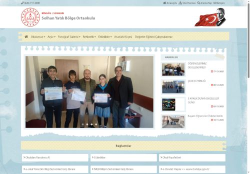 BİNGÖL / SOLHAN - Solhan Yatılı Bölge Ortaokulu