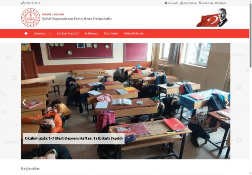 BİNGÖL / SOLHAN - Şehit Kaymakam Ersin Ateş Ortaokulu