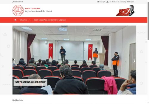 BİNGÖL / YAYLADERE - Yayladere Anadolu Lisesi