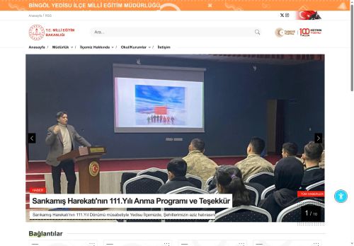 MEB BİNGÖL - YEDİSU İLÇE MİLLÎ EĞİTİM MÜDÜRLÜĞÜ