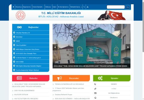BİTLİS / ADİLCEVAZ - Adilcevaz Anadolu Lisesi