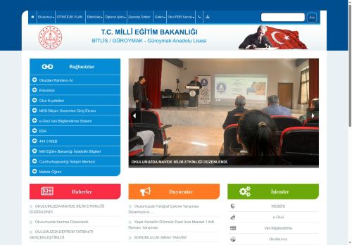 BİTLİS / GÜROYMAK - Güroymak Anadolu Lisesi