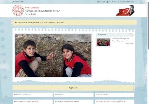 BİTLİS / ADİLCEVAZ - Harmantepe Köyü Nedim Korkut Ortaokulu