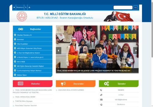 BİTLİS / ADİLCEVAZ - İbrahim Karaoğlanoğlu Ortaokulu