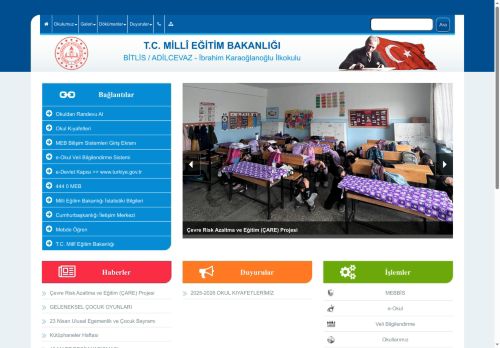 BİTLİS / ADİLCEVAZ - İbrahim Karaoğlanoğlu İlkokulu