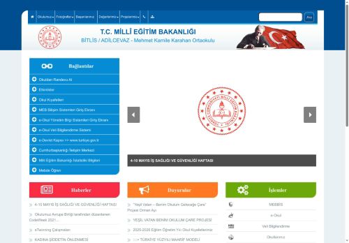 BİTLİS / ADİLCEVAZ - Mehmet Kamile Karahan Ortaokulu