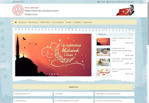 BİTLİS / ADİLCEVAZ - Rabia Hatun Kız Anadolu İmam Hatip Lisesi