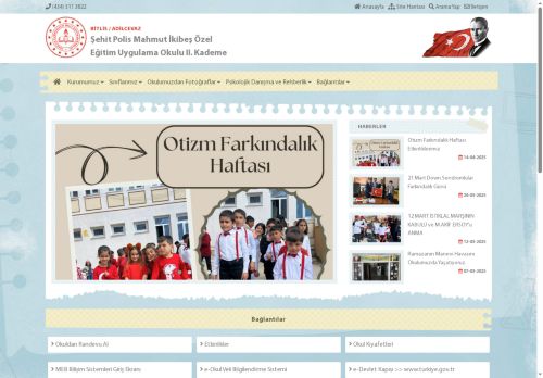 BİTLİS / ADİLCEVAZ - Şehit Polis Mahmut İkibeş Özel Eğitim Uygulama Okulu II. Kademe