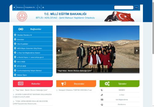 BİTLİS / ADİLCEVAZ - Şehit Mahsun Yeşildemir Ortaokulu