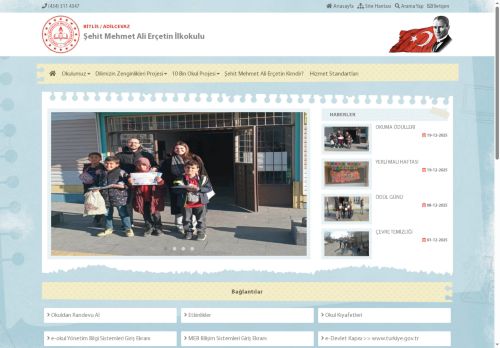 BİTLİS / ADİLCEVAZ - Şehit Mehmet Ali Erçetin İlkokulu