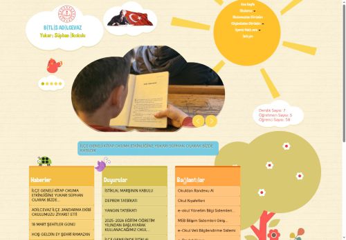 BİTLİS / ADİLCEVAZ - Yukarı Süphan İlkokulu