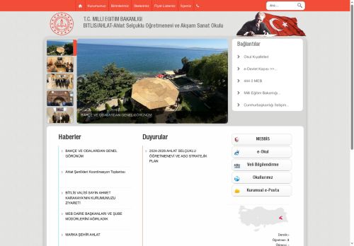 BİTLİS / AHLAT - Ahlat Selçuklu Öğretmenevi ve Akşam Sanat Okulu