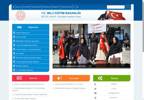 BİTLİS / AHLAT - Ali Ayber Anadolu Lisesi