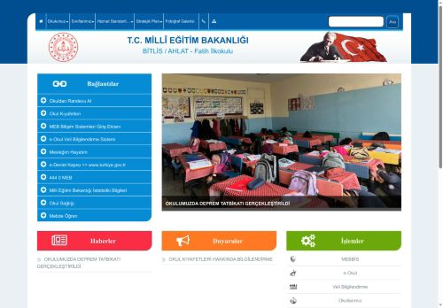 BİTLİS / AHLAT - Fatih İlkokulu