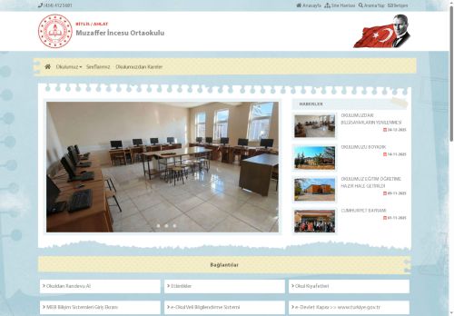 BİTLİS / AHLAT - Muzaffer İncesu Ortaokulu