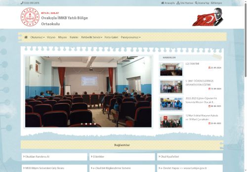 BİTLİS / AHLAT - Ovakışla İMKB Yatılı Bölge Ortaokulu