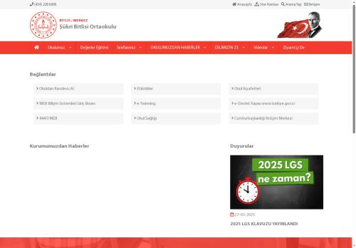 BİTLİS / MERKEZ - Şükri Bitlisi Ortaokulu