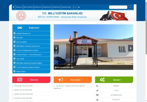 BİTLİS / GÜROYMAK - Güroymak Mutlu Anaokulu