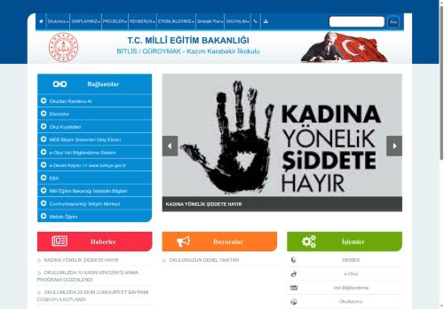 BİTLİS / GÜROYMAK - Kazım Karabekir İlkokulu