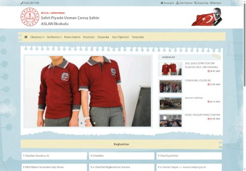 BİTLİS / GÜROYMAK - Şehit Piyade Uzman Çavuş Şahin ASLAN İlkokulu