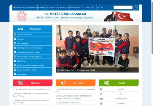 BİTLİS / GÜROYMAK - Şehit Er Fevzi Güngür Ortaokulu