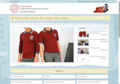 BİTLİS / GÜROYMAK - Şehit Piyade Uzman Çavuş Şahin ASLAN Ortaokulu