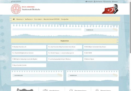 BİTLİS / GÜROYMAK - Yazıkonak İlkokulu