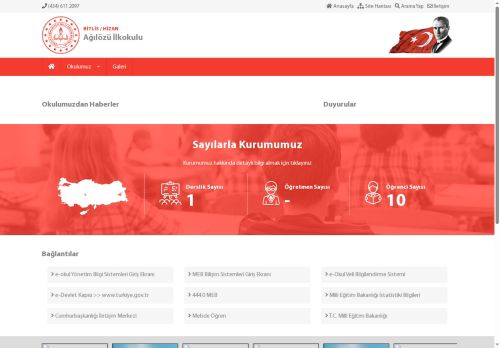 BİTLİS / HİZAN - Ağılözü İlkokulu