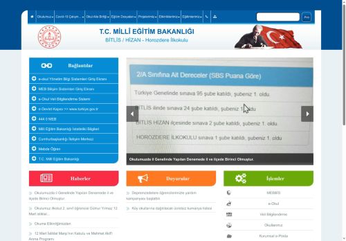 BİTLİS / HİZAN - Horozdere İlkokulu