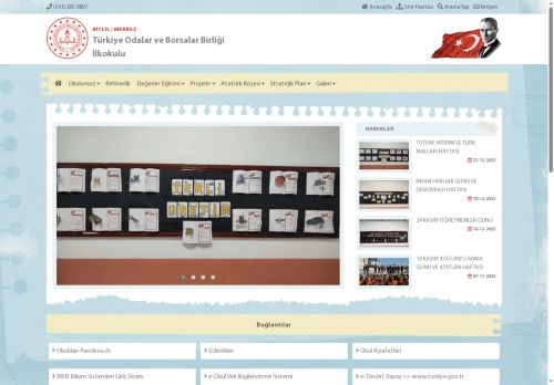 BİTLİS / MERKEZ - Türkiye Odalar ve Borsalar Birliği İlkokulu