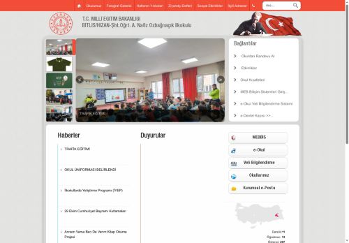 BİTLİS / HİZAN - Şht.Öğrt. A. Nafiz Özbağrıaçık İlkokulu