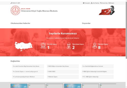 BİTLİS / HİZAN - Ürünveren Köyü Tuğlu Mezrası İlkokulu