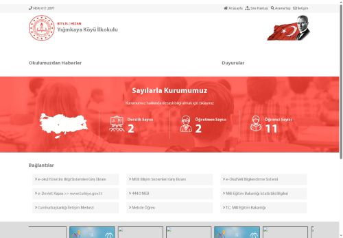 BİTLİS / HİZAN - Yığınkaya Köyü İlkokulu