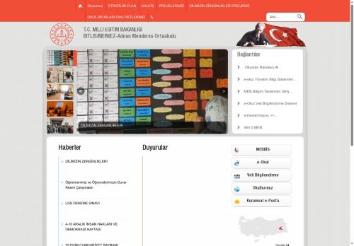 BİTLİS / MERKEZ - Adnan Menderes Ortaokulu