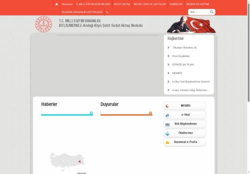 BİTLİS / MERKEZ - Arıdağı Köyü Şehit Sedat Aktaş İlkokulu