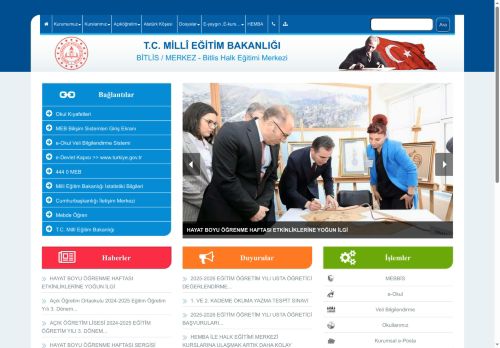 BİTLİS / MERKEZ - Bitlis Halk Eğitimi Merkezi