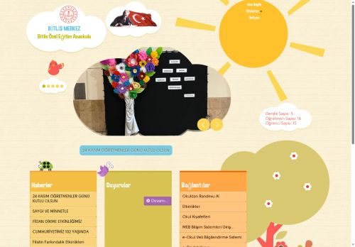 BİTLİS / MERKEZ - Bitlis Özel Eğitim Anaokulu