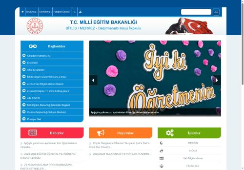 BİTLİS / MERKEZ - Değirmenaltı Köyü İlkokulu