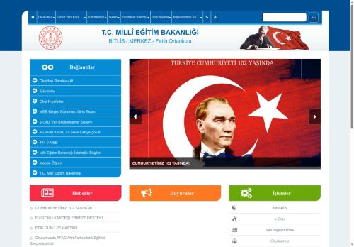 BİTLİS / MERKEZ - Fatih Ortaokulu