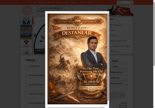 BİTLİS / MERKEZ - Hikmet Kiler Fen Lisesi