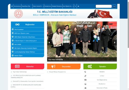 BOLU / KIBRISCIK - Kıbrıscık Halk Eğitimi Merkezi