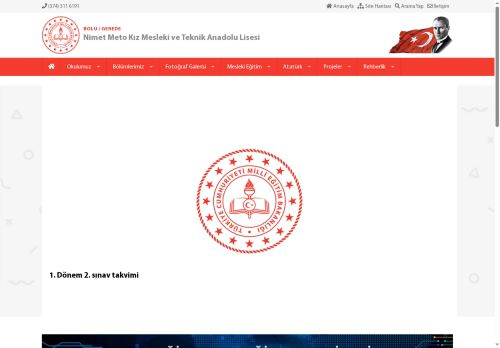 BOLU / GEREDE - Nimet Meto Kız Mesleki ve Teknik Anadolu Lisesi