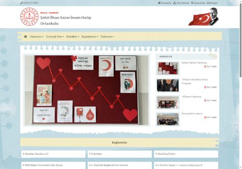 BOLU / GEREDE - Şehit İlhan Sezer İmam Hatip Ortaokulu