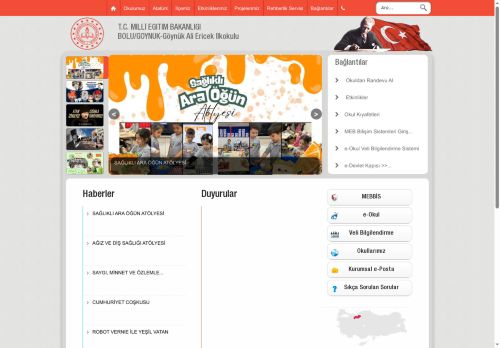 BOLU / GÖYNÜK - Göynük Ali Ericek İlkokulu