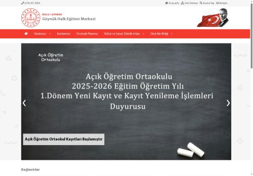 BOLU / GÖYNÜK - Göynük Halk Eğitimi Merkezi