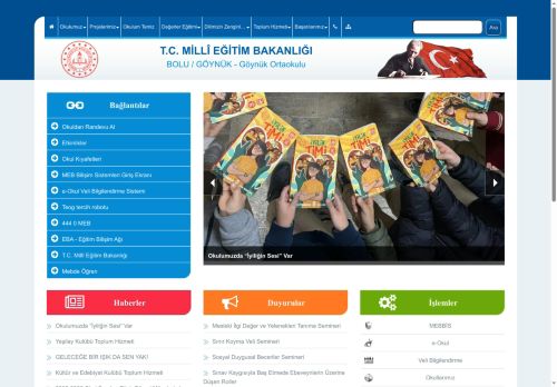 BOLU / GÖYNÜK - Göynük Ortaokulu